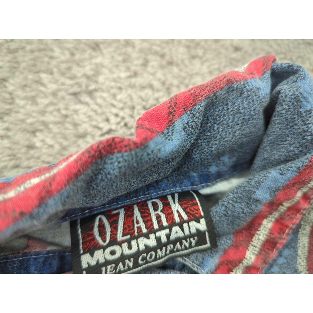 Vintage Ozark Mountain Shirt Womens 20W PLUS Aztec Colorblock Made‎ in USA - Picture 7 of 11